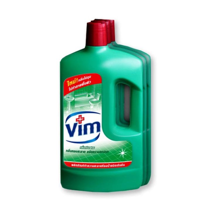 โปรถูก! วิม น้ำยาล้างห้องน้ำ สีเขียว 900 มล. x 3 ขวด Vim Toilet Cleaner ...