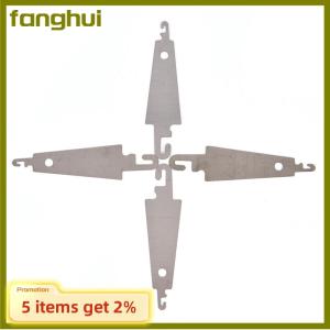 fanghui 10pcs Steel Hook needle threader help for hand sew Ribbon embroidery cross tool
