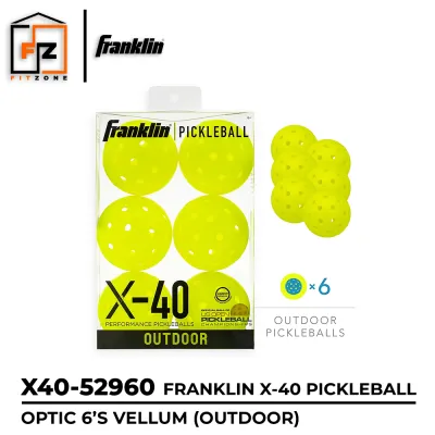 Franklin X-40 Pickleball Optic 6s Vellum (OUTDOOR)- X40-52960