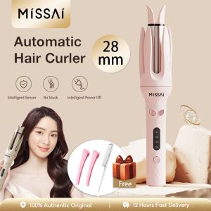 Missai Curling Iron 2 In 1 Hair Curler and Straightener Automatic Hair Curler Iron Fast HeatingMCI26