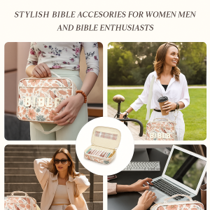 Large-Capacity Bible Storage Bag Handheld Organizer Waterproof Portable Multi-Functional Handheld Travel Makeup Storage Bag