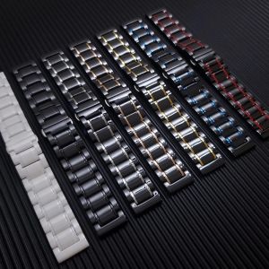 Garmin Forerunner 255 luxury ceramic and stainless steel strap garmin forerunner 255 music band bracelet wristband belt