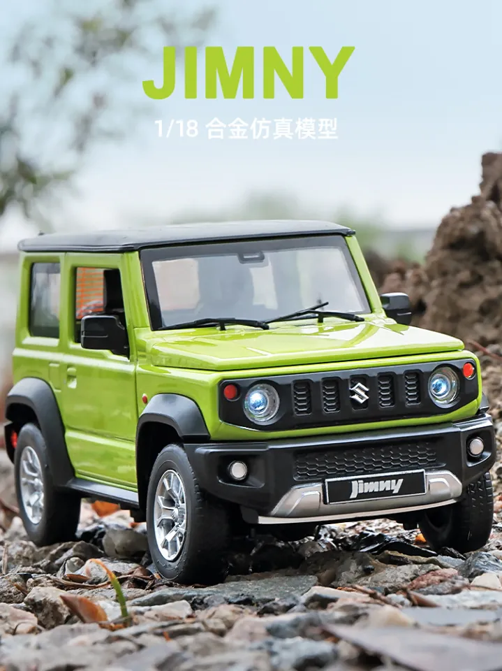 1:18 Suzuki Jimny Suv Toy Alloy Car Diecasts Toy Vehicles Car Model Wheel  Steering Sound And Light Car Toys For Kids Gifts