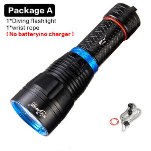 HaixnFire DV50 Underwater waterproof electric torch XHP70 Diving flashlight 7000 lumens led scuba diving flashlight Camping light Underwater Fish lanterns