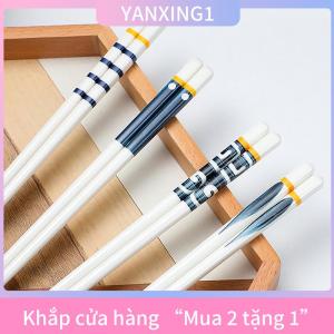 [COD] YANXING1 Gốm Nhật Bản Phong Cách Đũa Xương Sứ Đũa Dài Sushi Đũa Bộ Đồ Ăn Quà Tặng