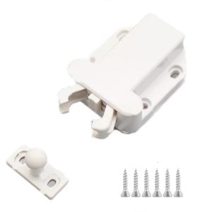 Keyless tủ có cửa cho chốt cửa đẩy cho chốt lò xo tự động dây khóa rút Chassis Tủ phục hồi Bolt đồ nội thất PU