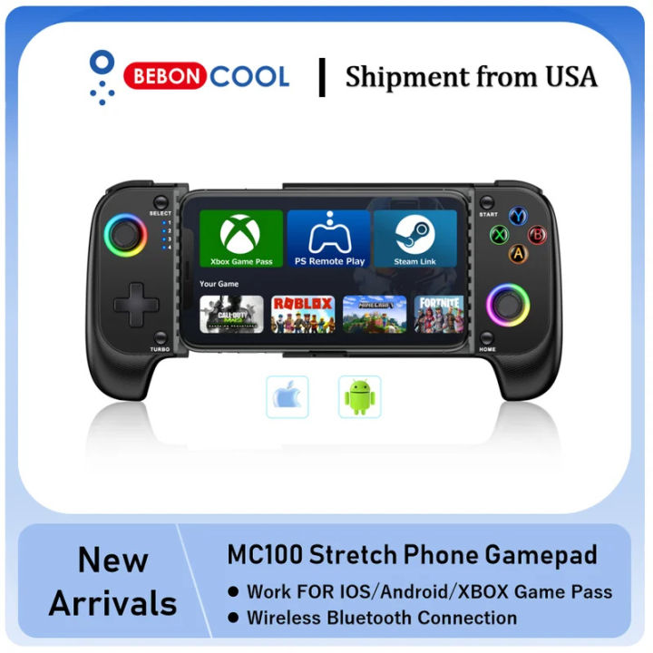 BEBONCOOL MC100 Gamepad Telescopic For Apple IOS Android PUBG COD ...