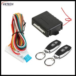 【Vktech】รีโมทคอนโทรลรถยนต์ Central Lock Kit 433.92 เมกะเฮิร์ตซ์ชุดล็อคประตูรถกลางพร้อมรีโมทคอนโทรล Keyless Entry Alarm System【1-3 วันเสร็จสิ้น】