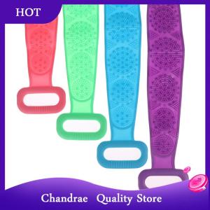 [Chandrae] แปรงซิลิโคนมหัศจรรย์สำหรับอาบน้ำถูถูหลังลอกโคลนนวดตัวอาบน้ำ