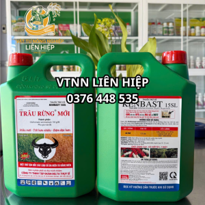 Thuốc trừ cỏ TRÂU RỪNG MỚI (can 4.5 LÍT) KENBAST 15SL thay thế tên cũ Trâu Rừng Đen - Giải pháp làm sạch vườntrừ tận gốc các loại cỏ đa niên và hằng niên trừ cỏ bờ cỏ phá hoang cỏ khai hoang cỏ vườn