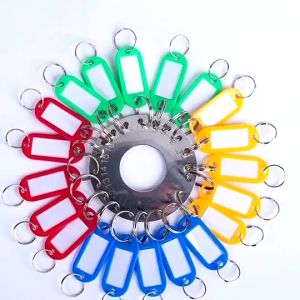 28 Bit Hotel Key Storage Organizer Stainless Steel Key Plate With Split Key Rings Tags And Labels For Daily