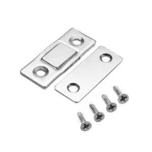HTF.Strong Door Closer Magnetic Door Catch Latch Door Magnet For Furniture Cabinet Cupboard With Screws