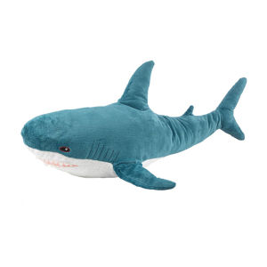 30-100cm Cute Shark Figure Bedroom Decoration Shark Sleeping Pillow Stuffed Toy iKEA Same Shark Doll Cartoon Shark Birthday Gift For Kids