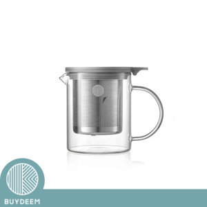 Buydeem Glass Tea Pot with Tea Strainer 800ML