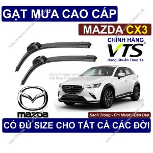 Gạt Mưa Sạch Êm Bền Kính Lái Mazda CX3 Cặp Gạt Mưa Kính Lái Mazda CX3 Có Đủ Size Cho Các Đời Xe Mazda CX3