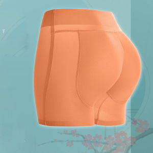 MIESHUT XLatex Fake Butt Boxer Underwear Womens Peach Plump Buttocks Lift Hip Pad High Waist Tummy Control Beautiful Buttocks Buttocks Artifact Breathable Panties