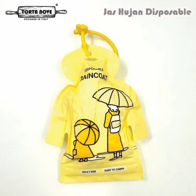Jas hujan disposable anak dewasa Lipat Poncho Ponco Sekali Pakai Raincoat travel kecil gantung