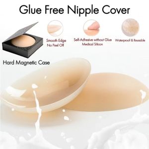 Non Adhesive Nipple Cover Nipple silicon pad washable with case nipple tapes waterproof silicone cup bra nipple tape washable silicon nipple pad waterproof washable set nipple cover waterproof washable set silicon pad bra waterproof