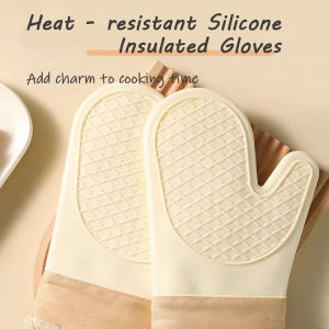 Baking Oven Gloves Non Slip Cooking Pot Holder Heat Resistant Silicone Kitchen Essential