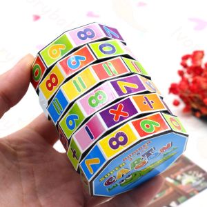 Mainan Edukasi Anak Mainan Rubik Kubus Digital Magic Cube Silinder. Alat Belajar Menghitung Anak LC11