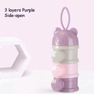 Hộp Chia Sữa3 Và 4 Ngăn Có Quai Rất Tiện LợiHộp Đựng Sữa Bột Di Động Dung Tích Lớn