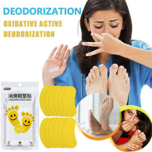 10-2OPCS Anti-Odor Shoes Patch Insole Sterilization Sticker Lemon Smell Deodorizing Antiperspirant Foot Care For High Heels And Basketball Shoes