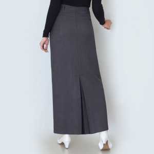 Rok Panjang / Rok kerja /Rok Formal/Rok Rempel Belakang/Rok Panjang Hitam/Rok Panjang Jumbo - ARINZASHOP