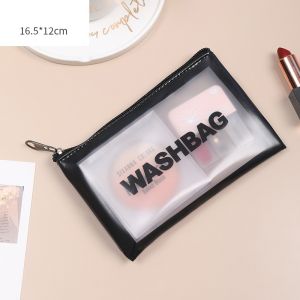 EFHL0594 Tas Kosmetik Transparant Washbag Pouch Kotak Travel Make Up Bag Organizer Dompet Kosmetik Toiletry Waterproof
