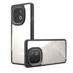 เคสสำหรับ IQOO Neo 10 5G Neo10เคสใส่โทรศัพท์2025ฝาหลังอะคริลิคโปร่งใสชัดเจนด้านเคสกันกระแทกมือถือกรอบ TPU แบบนุ่มที่มองไม่เห็นกันการตก