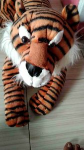 BONEKA KUCING HARIMAU MACAN SINGA TUTUL LORENG TIGER LION DOLL JUMBO BESAR 1 METER