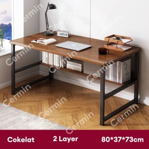 Meja kerja Meja belajar Meja komputer Meja laptop Meja desktop Dengan pedal kaki