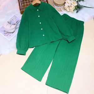 12 Colors 7 8 9 10 11 12 Years Girls Clothing Sets Long Sleeve Shirt + Long Pants 2pcs Girls Suits Birthday Gifts Kids Clothes2026