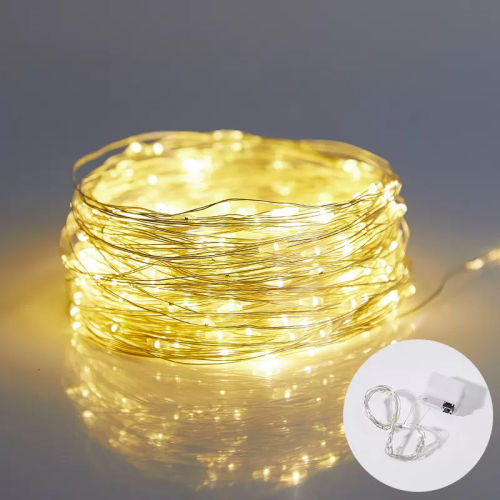 Fairy String Lights for a Cozy Birthday Ambiance in a Condo Bedroom