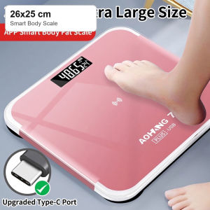 【Fireheart Warrior】 AOHANG 7 Smart Body Scale / USB Rechargeable / Type-C / LCD Digital Display