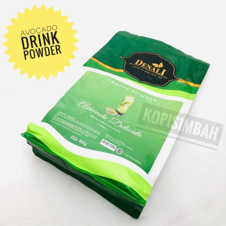 Powder Denali Rasa Delicate Avocado 800 Gram Bubuk Minuman Frappe