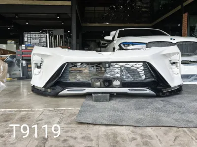 กันชนหน้าแท้รีเจนเดอร์ Toyota Fortuner Legender พร้อมช่องลมกับชายล่าง ของแท้มือสอง