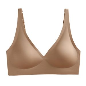 CB BR1856 Bh Bra Wanita Tanpa Kawat Seamless Push Up Bralette Elastis Pakaian Dalam Wanita