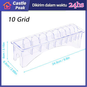 10 Grid Kotak Penyimpanan Sisir Pemotong Batas Universal Hair Clipper Limit Alat Penata Rambut Salon Potong Rambut Guide Comb Storage Box