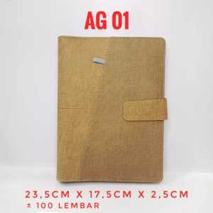 ag01 agenda kulit A5 agenda memo souvenir agenda kantoran buku tulis sekolah