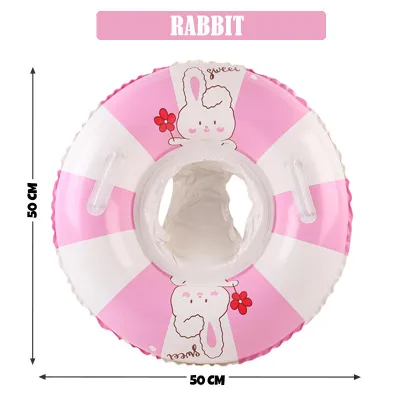 Inflatable Baby Swim Float Seat Cartoon Ring Toddler Swimming Tube Pool Beach Pelampung Bayi 儿童游泳圈