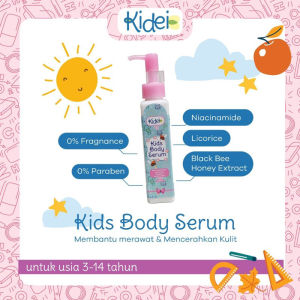 KIDEI Kids Body Serum 100ml non fragrance / Serum Pencerah Kulit Tubuh Anak