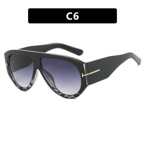 AUT Large frame sunglasses pilot 2024 New style fashionable sunglasses personalized womens sunglasses