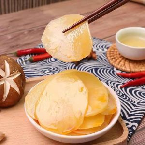 香辣土豆片脆藕片海带丝零食下饭菜 Spicy Potato Chips Crispy Lotus Slices Kelp Shredded Vegetarian Snack