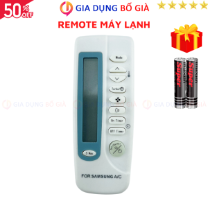 Điều khiển điều hòa Samsung Mã 05 màn hình dọc remote máy lạnh Samsung - Tặng kèm pin - GDBG