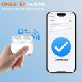 GOOJODOQ Wireless Earbuds J206 Bluetooth Headphones Bluetooth 5.3 Headphones with Built-in Microphone Good sound, noise reduction. 