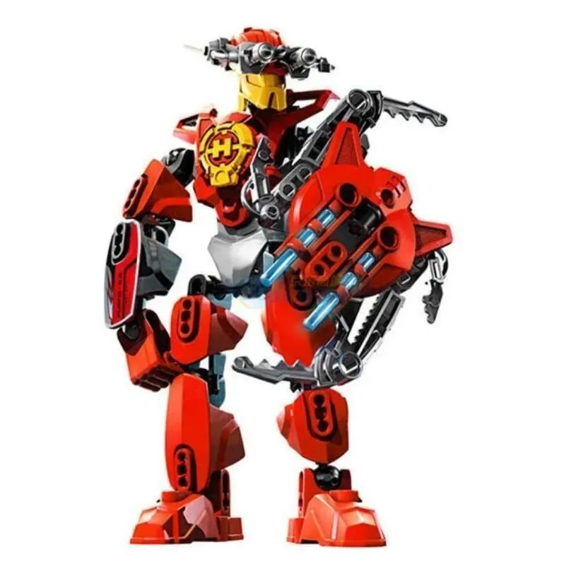 Compatible with LEGO Hero Factory generation robot composite building  block children's toy assembly boy educational gift