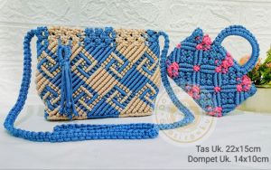Tas Rajut Talikur & Tas Selempang Motif Toraja