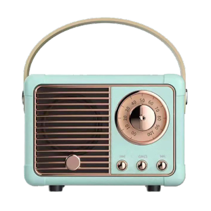 ลำโพงบลูทูธ แบบพกพา ลำโพง บลูทูธ ไร้สายแบบวินเทจ พร้อมลำโพงในตัวดีไซน์หรูหราและวินเทจบลูทูธ 5.0 สินค้าพร้อมส่ง