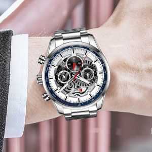 JNE - Jam Tangan Pria Dewasa tahan Airbaret trend 2023 terbaru jam pria bisnis Json  Antik Kualitas Terbaik Sporty Full Stainless bisa bayar di tempat (COD)