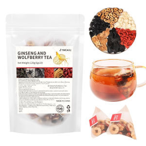 Goji Berry Tea Ginseng Herbal Tea Energizing Health Support Natural Wellness Drink